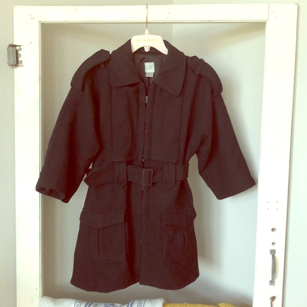 Gap Short Sleeve Wool Coat
